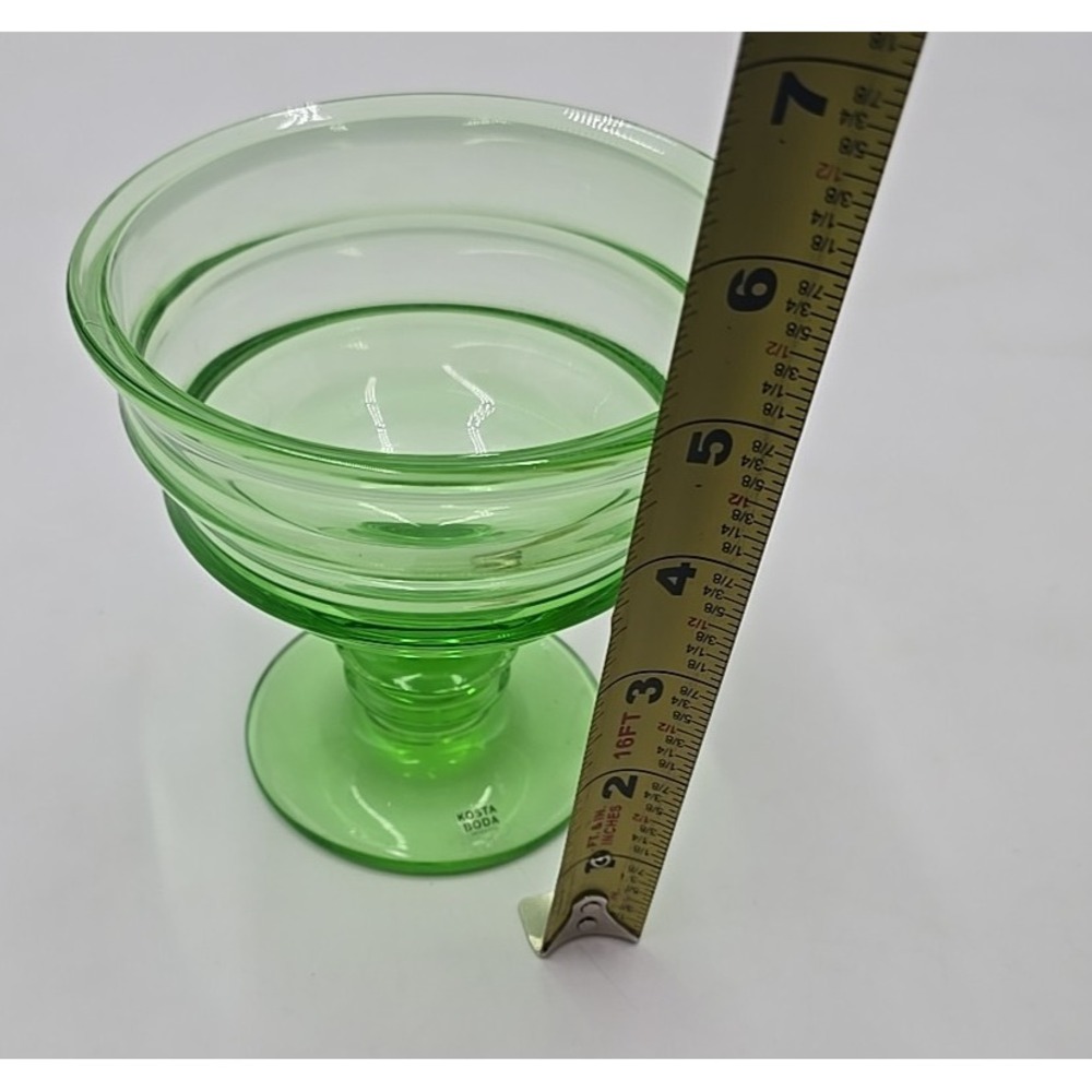 VTG KOSTA BODA By Me Green Footed Bowl Martti Rytkonen - Picture 8 of 9